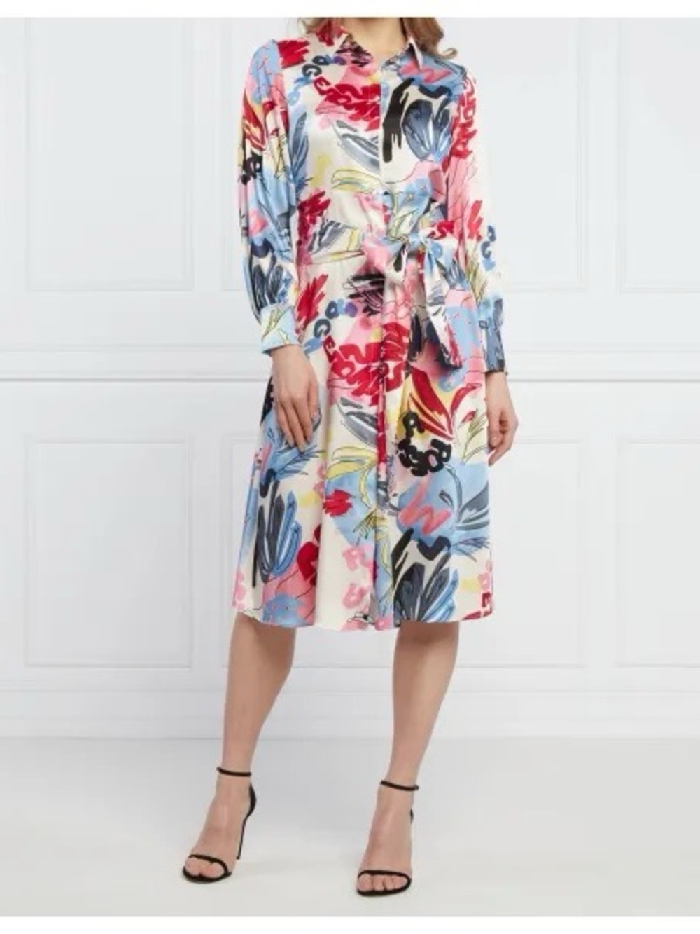 Marella Verbano dress features a vibrant multicolor print dress | size Medium